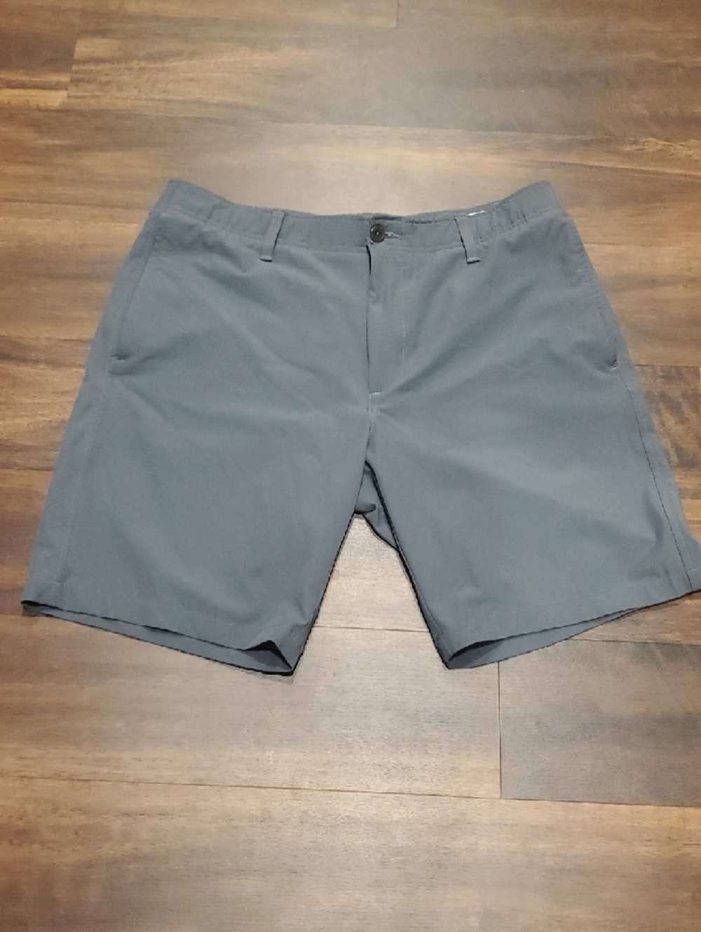 Men's Flat Front Performance Shorts — Slate Gray